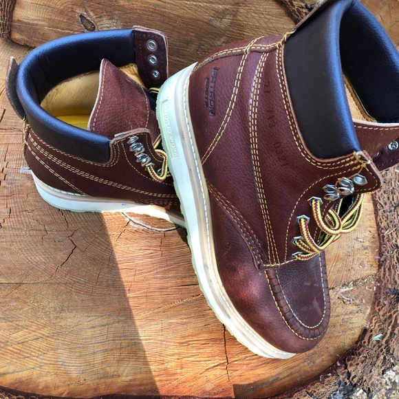 Patron 713 Work Boots Size 8 US. Color Brown. Like New. - Picture 3 of 9